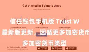 信任钱包手机版 Trust Wallet 最新版更新，因循更多加密货币类型